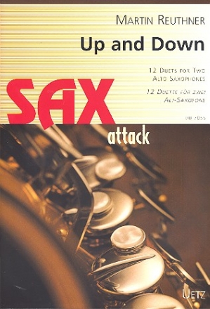 Up and down fr 2 Altsaxophone Spielpartitur
