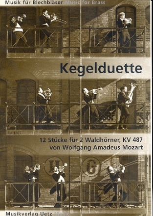 Kegelduette KV487 fr 2 Hrner Spielpartitur