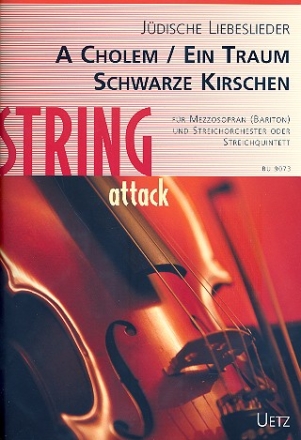 Jdische Lieder Band 3 fr Mezzosopran (Bariton) und Streichorchester (Streichquintett) Partitur und Stimmen