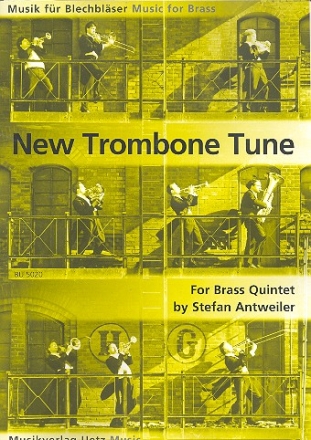 New Trombone Time fr 2 Trompeten, Horn in F, Posaune und Tuba Partitur und Stimmen
