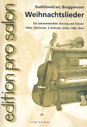 Weihnachtslieder fr Gesang und Instrumente (Salon-Ensemble) Partitur und Stimmen