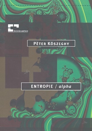 Entropie - alpha fr Violine und Schlagzeug Partitur