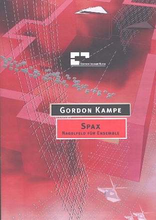 SPAX - Nagelfeld fr Ensemble fr 9 Instrumente Partitur
