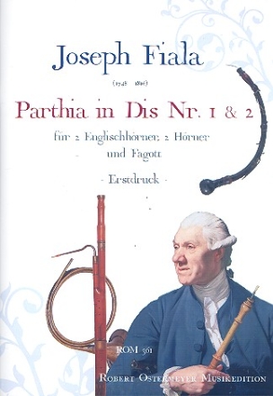 Parthia in Dis Nr.1 und 2 fr 2 Englischhrner, 2 Hrner und Fagott Partitur und Stimmen