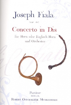 Konzert Es-Dur fr Englischhorn (Horn) und Orchester Partitur