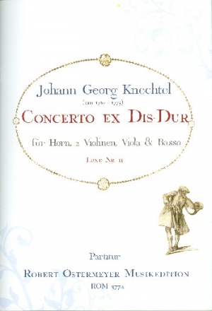 Konzert Es-Dur Lund Nr.II fr Horn und Streicher Partitur