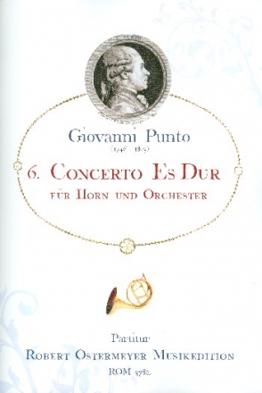 Konzert Es-Dur Nr.6 fr Horn und Orchester Partitur