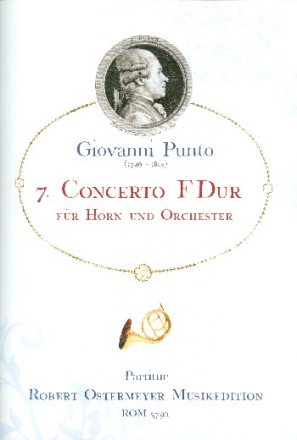 Konzert F-Dur Nr.7 fr Horn und Orchester Partitur