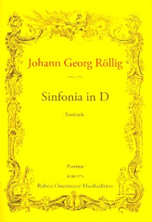 Sinfonia in D fr 2 Oboen, 2 Hrner, 2 Violinen, Viola und Bass Partitur