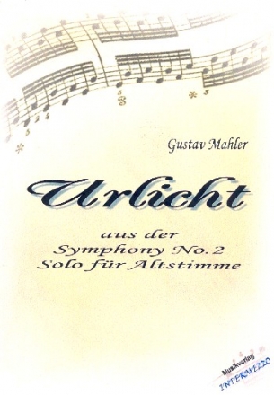 Urlicht  fr Alt und Orchester fr Alt und Klavier