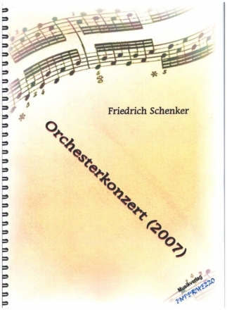 Orchesterkonzert fr Orchester Partitur
