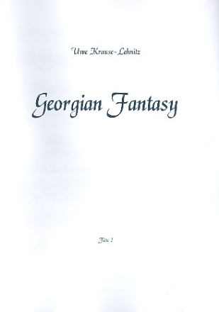 Georgian Fantasy fr Blasorchester Partitur und Stimmen