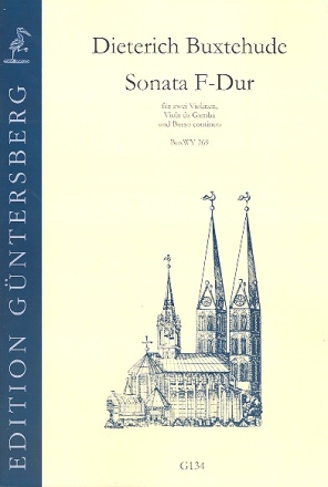 Sonate F-Dur BuxWV269 fr 2 Violinen, Viola da gamba und Bc Partitur und Stimmen