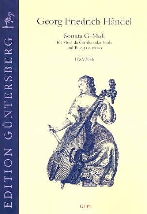 Sonate g-Moll HWV364b fr Viola da Gamba (Viola) und Bc Stimmen (Bc ausgesetzt)