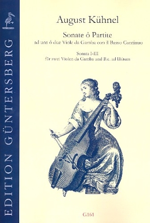 Sonate o Partite Band 1 (Sonaten Nr.1-3) fr 2 Violen da Gamba und Bc Partitur und Stimmen (Bc nicht ausgesetzt)