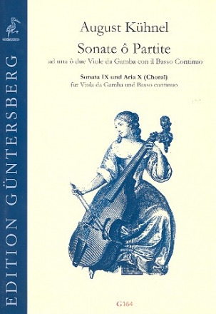 Sonate o Partite Band 4 (Sonaten 9-10) fr 1-2 Violen da gamba und Bc Partitur und Stimmen (Bc nicht ausgesetzt)