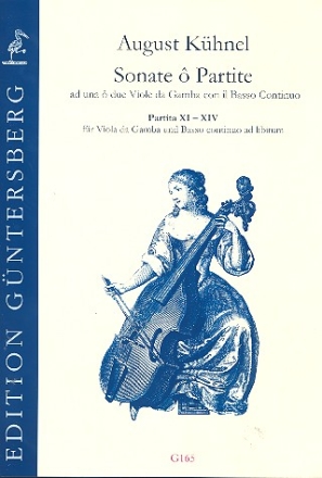 Sonate o Partite Band 5 (Partiten Nr.11-14) fr Viola da gamba (Bc ad lib) Partitur und Stimmen (Bc nicht ausgesetzt)