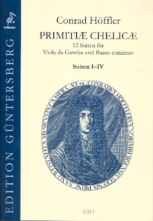 Primitiae chelicae Band 1 (Nr.1-4) fr Viola da gamba und Bc Partitur und Stimmen (Bc nicht ausgesetzt)