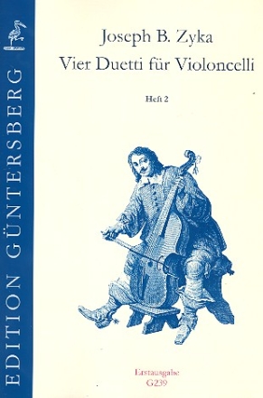 4 Duette Band 2 (Nr.3 und 4) fr 2 Violoncelli Partitur und Stimmen