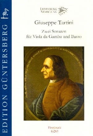 2 Sonaten fr Viola da gamba und Bc Partitur und Stimmen (Bc ausgesetzt)