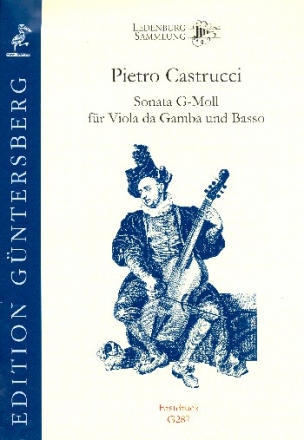 Sonate g-Moll fr Viola da gamba und Bc Partitur und Stimmen (Bc ausgesetzt)