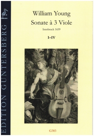Sonate  3 Viole (Nr.1-4) fr 3 Gamben (DA/BB) Partitur und Stimmen
