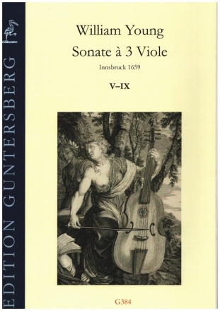 Sonate  3 Viole (Nr.5-9) fr 3 Gamben (DA/BB) Partitur und Stimmen