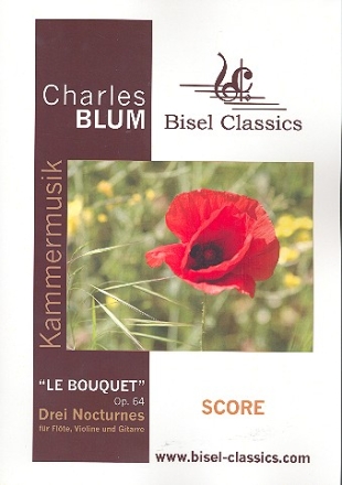 Le bouquet op.64 fr Flte, Violine und Gitarre Partitur