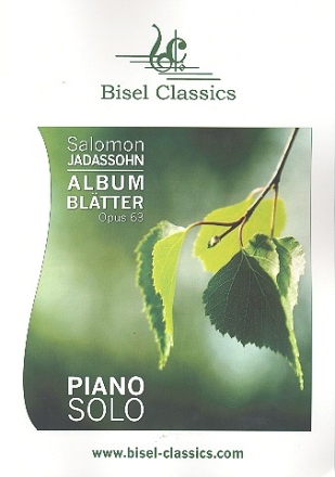 Albumbltter op.63 fr Klavier