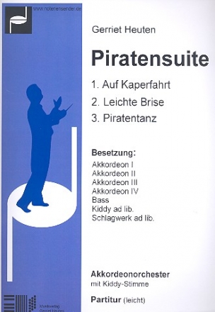 Piratensuite fr Akkordeonorchester Partitur