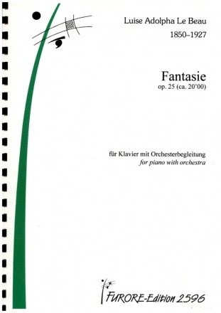 Fantasie op.25 fr Klavier und Orchester Partitur