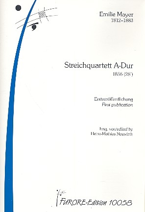 Streichquartett A-Dur fr 4 Streicher Partitur und Stimmen