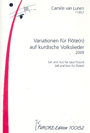 Variationen auf kurdische Volkslieder fr 1-2 Flten Partitur und Stimmen