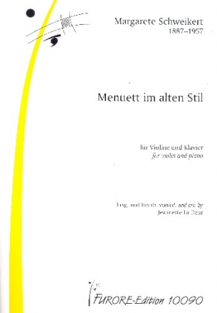 Menuett im alten Stil fr Violine und Klavier