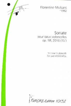 Sonate op.58 fr 2 Violoncelli Partitur und Stimmen