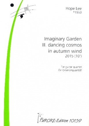 Imaginary Garden Nr.3 - Dancing Cosmos in Autumn Wind fr 4 Gitarren Partitur und Stimmen