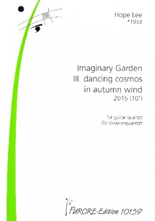 Imaginary Garden Nr.3 - Dancing Cosmos in Autumn Wind fr 4 Gitarren Partitur und Stimmen