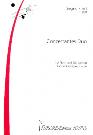 Concertantes Duo fr Flte und Schlagzeug 2 Spielpartituren