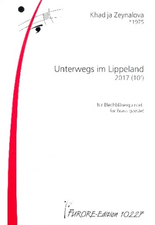 Unterwegs im Lippeland fr 2 Trompeten, Horn in F, Posaune und Tuba Partitur und Stimmen