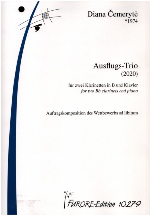 Ausflugs-Trio fr 2 Klarinetten in B und Klavier Partitur und Stimmen