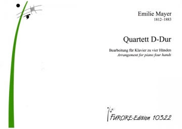 Quartett D-Dur fr Klavier zu 4 Hnden