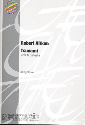 Tsunami for flute orchestra study score
