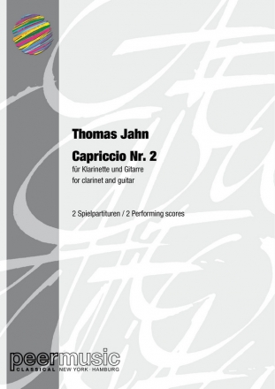 Capriccio Nr.2 fr Klarinette und Gitarre 2 Spielpartituren