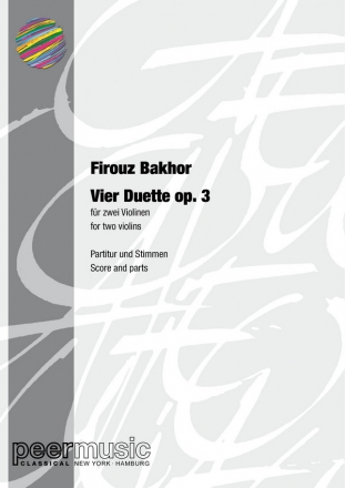 4 Duette op.3 fr 2 Violinen Partitur und Stimmen