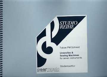 Umbrellas & Sewing Machines for seven instruments Studienpartitur