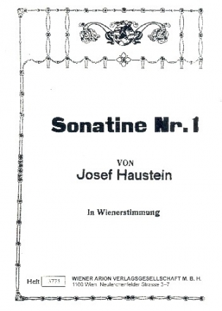 Sonatine Nr.1 f�r Zither in Wiener Stimmung