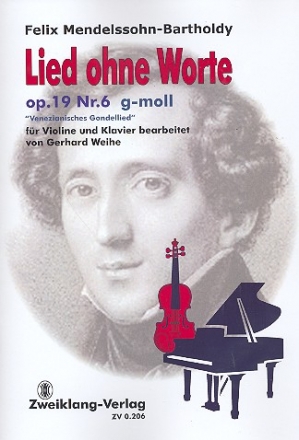 Lied ohne Worte g-Moll op.19,6 fr Violine und Klavier