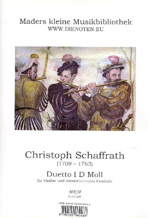 Duett d-Moll Nr.1 fr Violine  und Cembalo