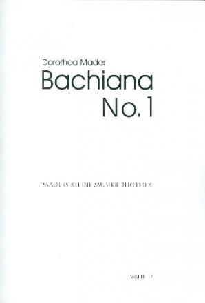 Bachiana Nr.1 fr 2 Violinen Spielpartitur