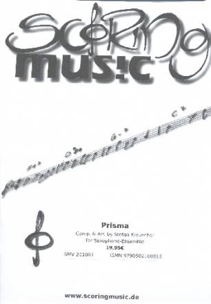 Prisma fr 3-5 Saxophone (Klavier ad lib) Partitur und Stimmen